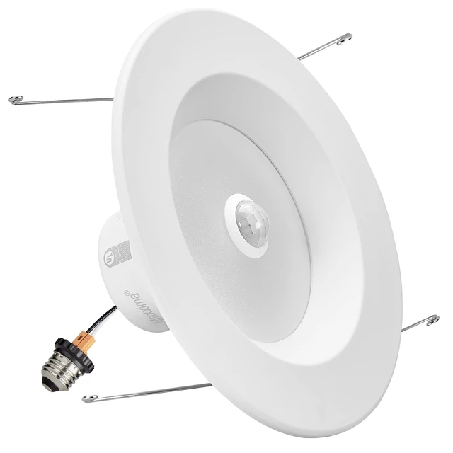 Alt view image 2 of 7 - Maxxima 5" & 6" Retrofit LED PIR Motion Sensor Downlight 1300 Lumens, 5 CCT | 14 Watts, Color Seletable 2700K/3000K/3500K/4000K/5000K, Energy Efficient, Indoor Ceiling Lighting Fixture