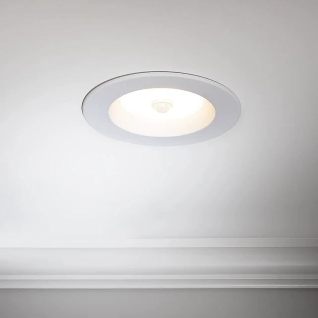 Alt view image 7 of 7 - Maxxima 5" & 6" Retrofit LED PIR Motion Sensor Downlight 1300 Lumens, 5 CCT | 14 Watts, Color Seletable 2700K/3000K/3500K/4000K/5000K, Energy Efficient, Indoor Ceiling Lighting Fixture
