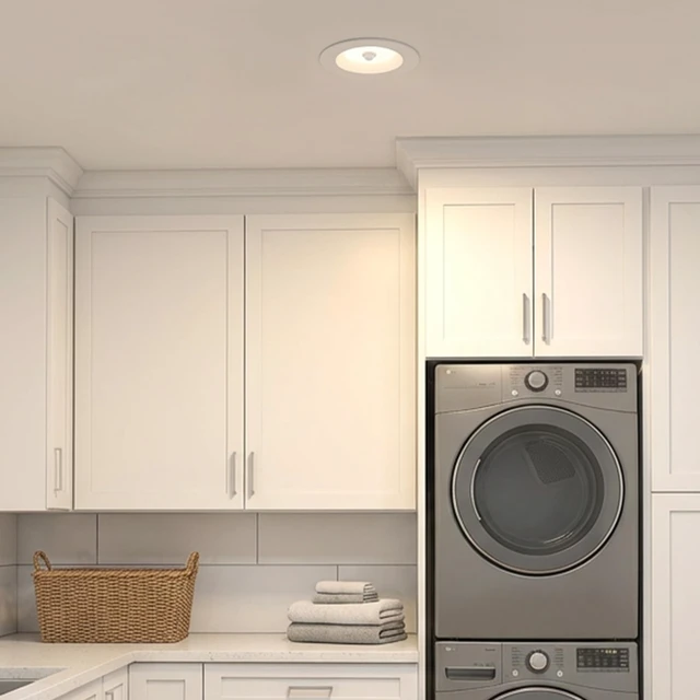 Alt view image 6 of 7 - Maxxima 5" & 6" Retrofit LED PIR Motion Sensor Downlight 1300 Lumens, 5 CCT | 14 Watts, Color Seletable 2700K/3000K/3500K/4000K/5000K, Energy Efficient, Indoor Ceiling Lighting Fixture