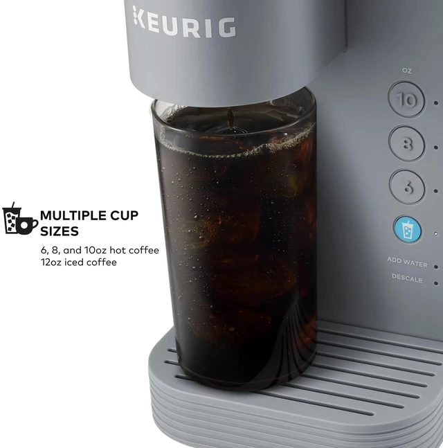 Alt view image 5 of 7 - Keurig Iced Essentials Single Serve Coffee Maker, 3 Cup Sizes: 177, 237, and 296 ml
