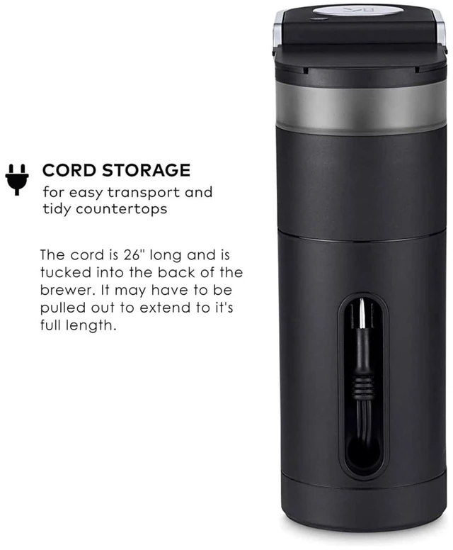 Alt view image 6 of 7 - Keurig K-Mini Plus Single Serve K-Cup Pod Coffee Maker, 12oz | 6 to 12oz Brew Size, Stores up to 9 Pods