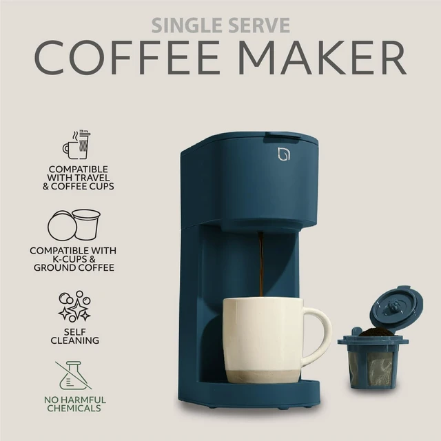 Alt view image 2 of 7 - WILLOW K-Cup Coffee Maker, Single Serve Coffee Maker with 6 to 12oz Brew Size & Strong Brew Option, Single Cup Coffee maker made with 99% PCR Recycled Plastics, Coffee Machine