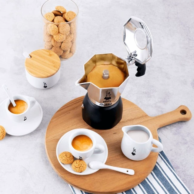 Alt view image 7 of 7 - Bialetti Brikka Moka Pot Stovetop Espresso Maker Crema-Rich Italian Coffee Maker, 2 Espresso Shots (3.4 oz / 100 mL), Black