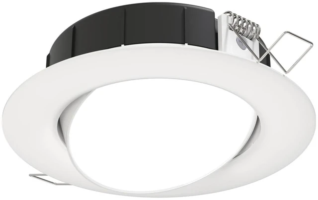 Alt view image 6 of 7 - Juno 4" Adjustable LED Wafer Downlight, 5-in-1 CCT, Matte White | 4-Inch LED, Damp Location Listed, Switchable Color Temperature 2700K/3000K/3500K/4000K/5000K, 90+ CRI