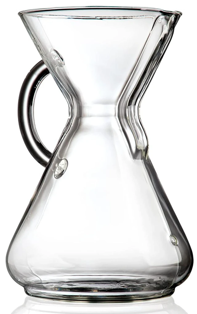 Main image of Chemex Pour-Over Glass Coffeemaker - Glass Handle Series - 10-Cup - Exclusive Packaging