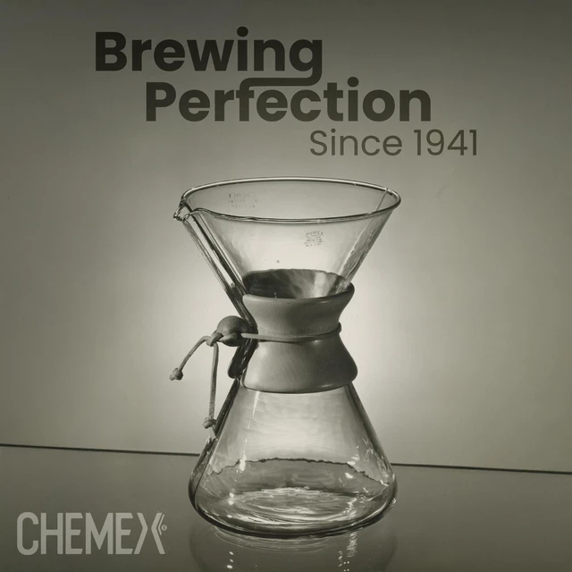 Alt view image 7 of 7 - CHEMEX Bundle - 6-Cup Classic Series - 100 ct Square Filters - Exclusive Packaging