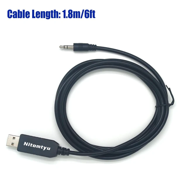 Alt view image 3 of 6 - NITOMTYU TTL-232R-5V-AJ 3.5mm Audio Jack UART Adapter Cable, TTL to USB UART 5V Serial Converter Cable, 6 Feet