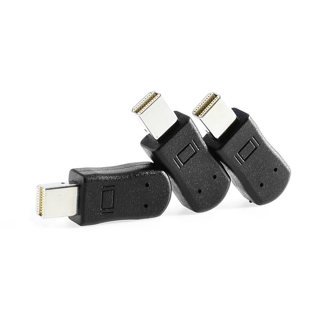 Alt view image 7 of 7 - FREEGENE Mini DP Dummy Plug Thunderbolt 2 Display Emulator 4K 3840x2160@17Hz-3 Pack