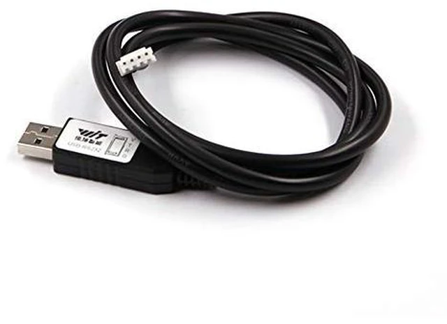 Main image of WITMOTION USB to RS232 UART Converter Cable with CH340 Chip, Terminated by 4 Way Female Socket Header, Serial Adapter (1m/3.28ft, Black), Windows 10,8,7, Linux MAC OS