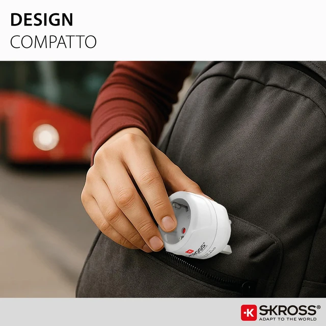 Alt view image 4 of 5 - SKROSS Country Travel Adapter - Europe to UK