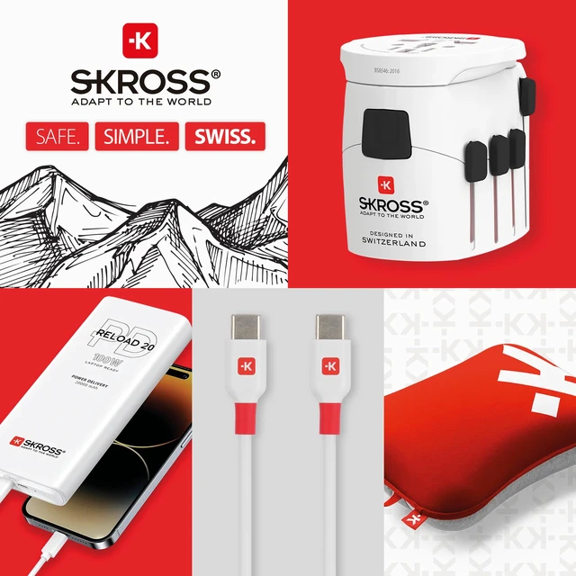 Alt view image 5 of 5 - SKROSS Country Travel Adapter - Europe to UK