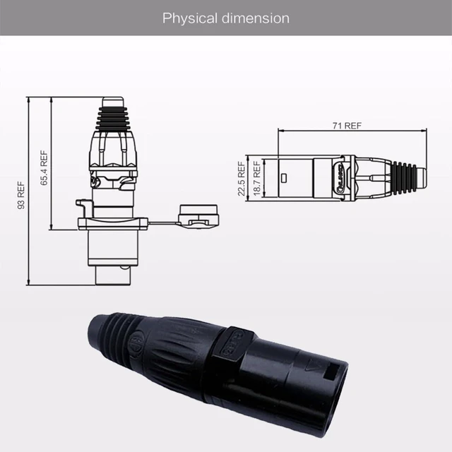 Alt view image 6 of 7 - 10PCS RJ45 Ethercon Cable Connector,Waterproof RJ45 Mount Coupler | Metal Shielded RJ45 Ethercon Protective Cover, Sturdy die-cast housing,Fits Cat6a, Cat6, Cat5e and Cat5 Ethernet Cables