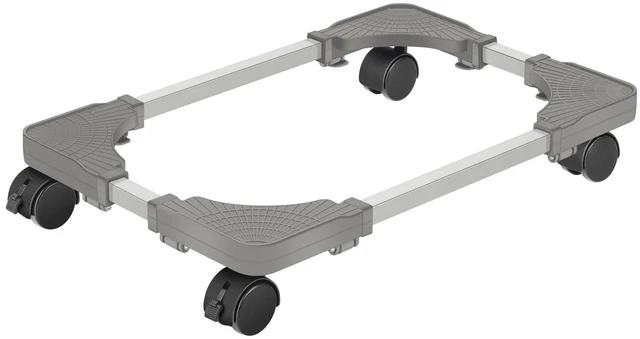 Main image of Liitrton Mobile CPU Stand Adjustable PC Stand Fits Most PC Towers, Grey | Adjustable Length & Width, 4 Caster Wheels PC Floor Stand for Carpet Fits Office, Gaming Computer Case