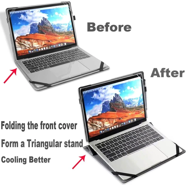 Alt view image 7 of 7 - Berfea Protective Case Cover for Lenovo Yoga Pro 9 16imh9 16irp8 16iah10, Yoga Pro 9i Aura Edition 16 inch Laptop Notebook Sleeve Hard Carry Case