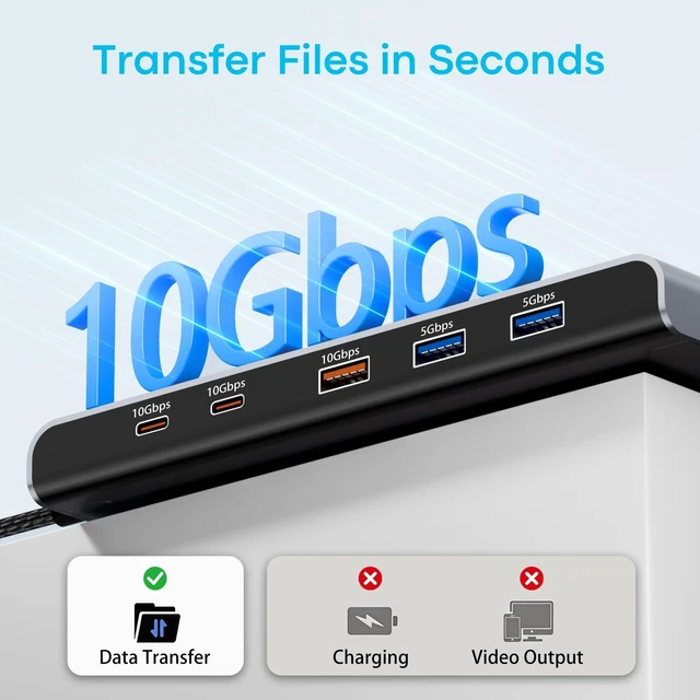 Alt view image 4 of 7 - USB C Docking Station Dual Monitor, 12in1 Laptop Dock with 2HDMI | Laptop Docking Station with 8K Display, Dual 4K@60Hz, 2.5G Ethernet, SD/TF 4.0, 10Gbps Data, 100W PD, USB C Hub for Laptop