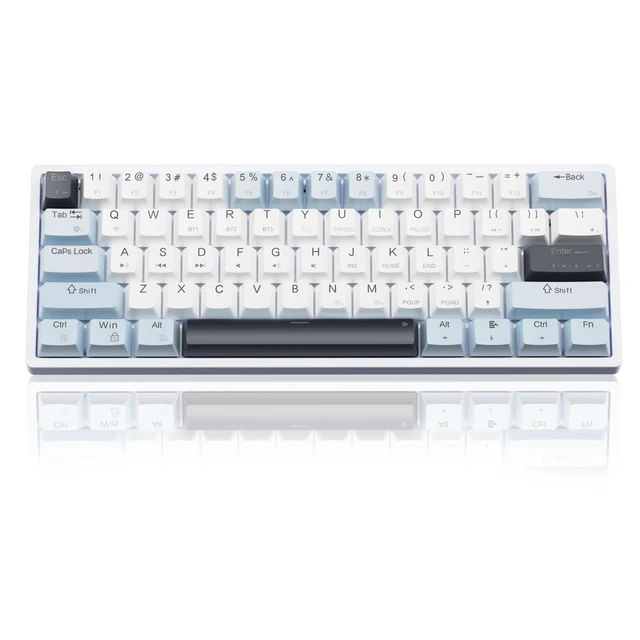 Main image of SK961 Wireless Mechanical Keyboard with RGB Backlight,Tri-Mode BT5.0/Wired/2.4GHz 60 Percent Wireless Gaming Keyboard,Red Switch
