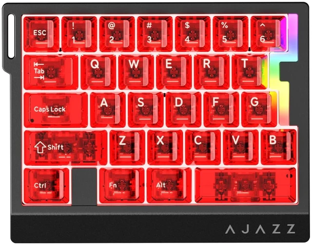 Main image of AJAZZ AK029 Magnetic Switch One Handed Gaming Keyboard, Hall Effect Rapid Trigger Mechanical Keypad with SOCD & DKS, 8KHz Polling Rate, 29 Keys Mini Ergonomic Gaming Keyboard for FPS Gamers, PC