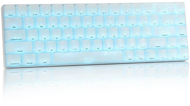 Main image of XVX HE68 60 Percent Gaming Keyboard,Hall Effect Magnetic Switches, CNC Aluminum Frame, Rapid Trigger Keyboard w Topographic IMD Keycaps, 8KHz Polling Rate, Adjustable Actuation,Hot-Swap-Ice Crack