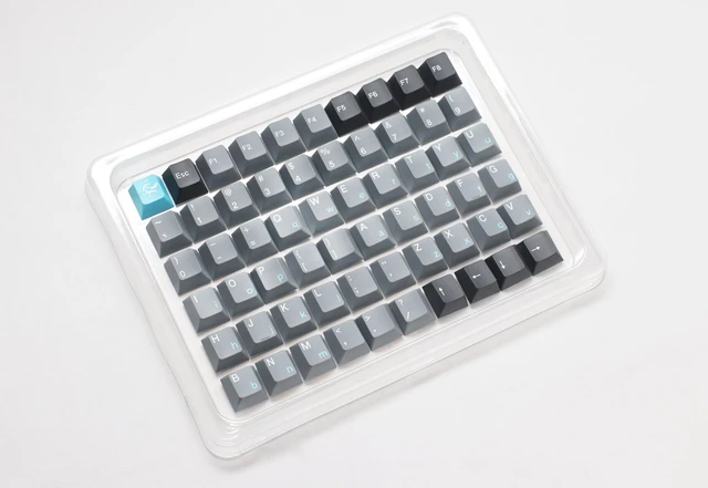Alt view image 2 of 6 - Ducky Skyline 133 Key Cherry Profile Tripleshot PBT Keycap Set | High-density PBT keycap set, Cherry profile, for mechanical keyboards with MX style switches
