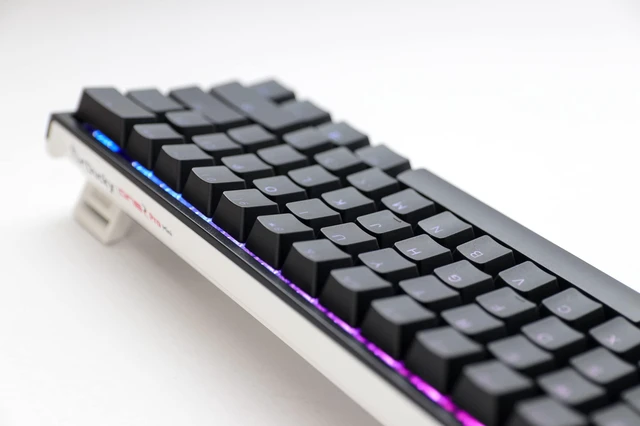 Alt view image 4 of 7 - Ducky One 2 Pro Mini Mechanical Keyboard, RGB LED - Cherry Silver (US) | 60% mechanical gaming keyboard with RGB backlight