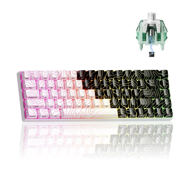 Main image of x XVX HE68 Pro Rapid Trigger Keyboard 60% Percent,Hall Effect Keyboard with Gateron Magnetic Jade Pro Switch,CNC Aluminum Frame Topographic Custom Mechanical Key Board for PC/Laptop/Xbox/PS4/PS5