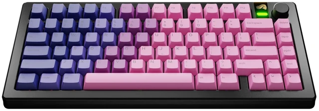 Alt view image 2 of 6 - GLORIOUS Gaming - GPBT Gradient Keycaps for Custom Mechanical Keyboards, No Fade Dye-Sublimated, Fits 100%, 75% 65% 60%, PBT Polymer, Fits ANSI & ISO, Supports Windows & macOS - Nebula