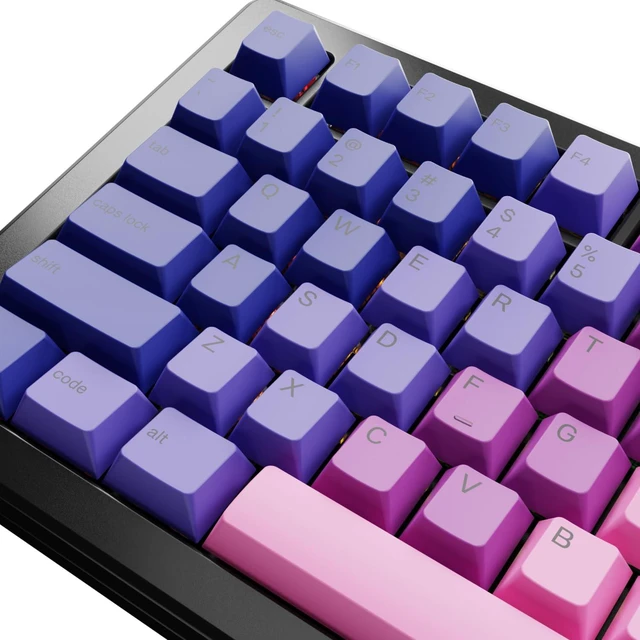 Alt view image 5 of 6 - GLORIOUS Gaming - GPBT Gradient Keycaps for Custom Mechanical Keyboards, No Fade Dye-Sublimated, Fits 100%, 75% 65% 60%, PBT Polymer, Fits ANSI & ISO, Supports Windows & macOS - Nebula