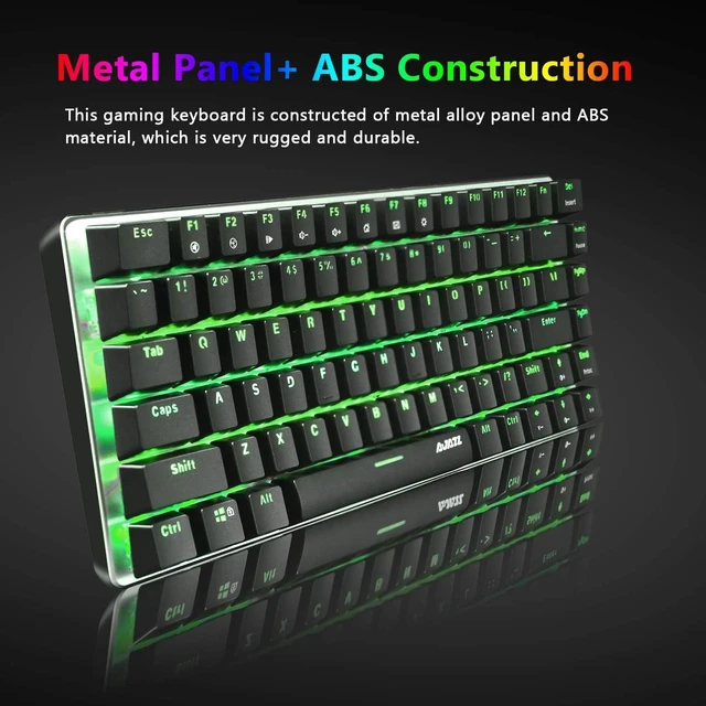 Alt view image 3 of 5 - Gaming Keyboard and Mouse and Mouse Pad,Wired Green Backlit Mechanical Keyboard,Superlight RGB Gaming Mouse,12000DPI Optical Sensor,6 Programmable Buttons Mice for PC Gamers