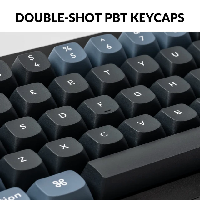 Alt view image 6 of 7 - Keychron V2 Wired Custom Mechanical Keyboard Knob Version, 65% Layout QMK/VIA Programmable with Hot-swappable K Pro Blue Switch Compatible with Mac Windows Linux Carbon Black(Non-Transparent)