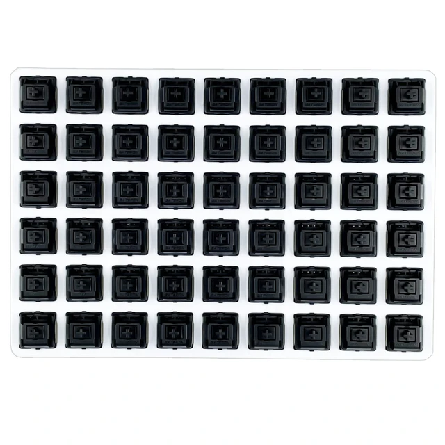 Alt view image 2 of 6 - Gateron Oil King V2 Linear Switch - 55g Mechanical Keyboard Switches, 5 Pin Factory Pre-Lubed for Smooth & Quiet Typing, Compatible with Custom Gaming Keyboards(108 PCS)