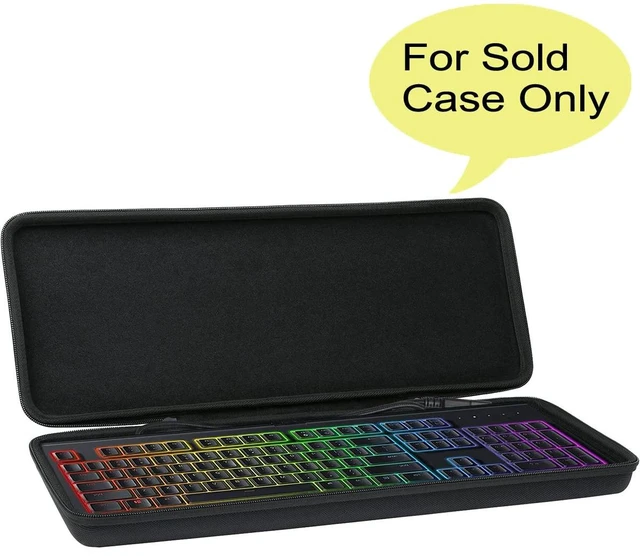 Alt view image 2 of 7 - Hard Case for Razer Cynosa Chroma/Cynosa V2/Ornata V2 Blackwidow V3 Pro/Blackwidow V3 /Huntsman Elite/Huntsman V2 Analog Gaming Keyboard Compatibility, Travel Case Replacement