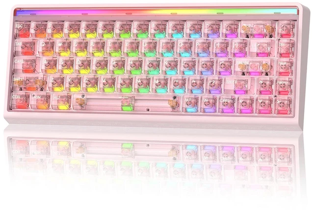 Main image of Hexgears MX68 60% Hall Effect Magnetic Gaming Keyboard | Kailh Lemon Magnetic Switches, 0.01mm Precision, 8000Hz Polling Rate, 0.125ms Delay, Removable Frame, RGB Lightbox