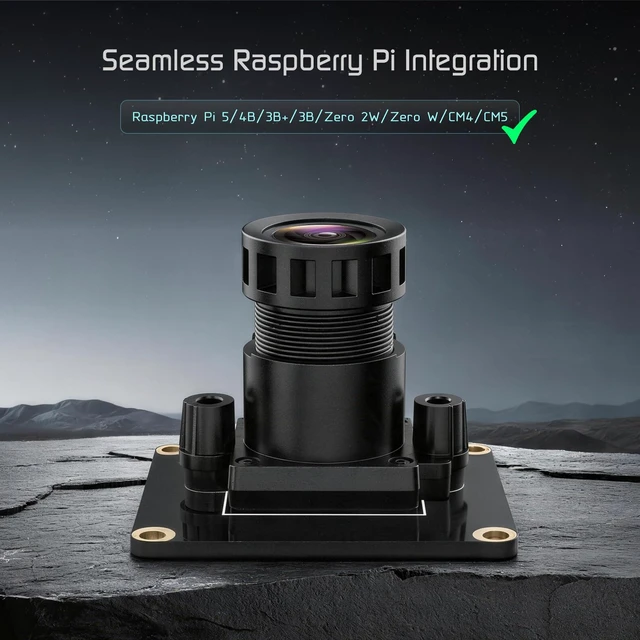 Alt view image 4 of 7 - InnoMaker 5MP Camera Module for Raspberry Pi Genuine STARVIS IMX335 Sensor, 2592x1944@30FPS, 99° Wide Angle FOV, IR Filter, MIPI CSI-2 for Pi 5/4B/3B+/Zero/CM4/CM5