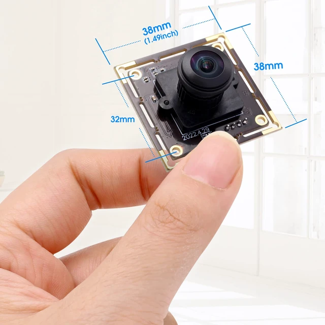 Alt view image 6 of 7 - Hotpet 16MP USB Camera Module with Fisheye Lens, Wide Angle 180 Degree, Mini Security Camera, IMX298 Sensor, Ideal for Surveillance, Plug and Play for Windows, Linux, Android, Mac OS, Raspberry Pi