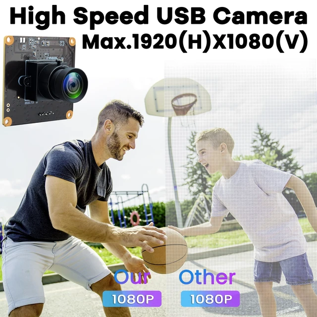 Alt view image 4 of 7 - IFWATER USB 260fps High Speed 110 Wide Angle No Distortion Lens Camera Module 2MP USB UVC Video Lightburn Industrial Camera Plug and Play for Laptop Raspberry Pi Jetson Nano
