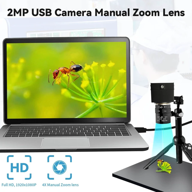 Alt view image 4 of 7 - IFWATER HD High Speed USB Camera,4X Manual Zoom Lens,480P@120fps 720P@60fps 1080P@30fps High Frame Rate UVC Webcam, Laser Engraving,3D Printer, Security, Plug & Play, Windows Linux Android Mac OS