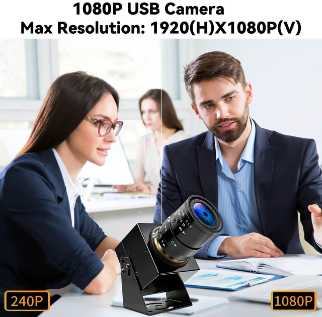 Alt view image 5 of 7 - IFWATER HD High Speed USB Camera,4X Manual Zoom Lens,480P@120fps 720P@60fps 1080P@30fps High Frame Rate UVC Webcam, Laser Engraving,3D Printer, Security, Plug & Play, Windows Linux Android Mac OS