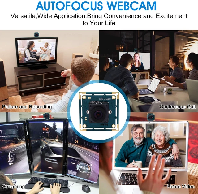 Alt view image 5 of 7 - 1080P USB Camera Module Autofocus High Speed Webcam Board for Computer