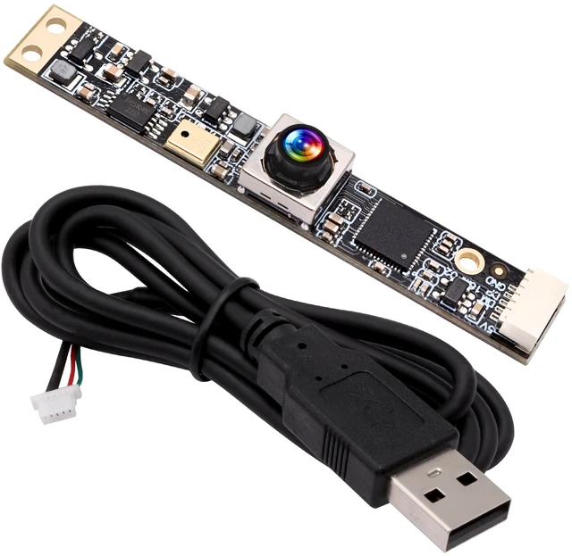 Main image of 16mp Mini Strip Autofocus USB Camera Module with Microphone for Computer | UVC USB2.0 Lightburn Camera for Laser, Auto Focus Micro USB Security PC Camera, Industrial CCTV Video Webcam for Robotics