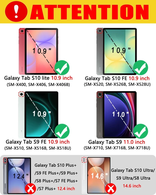 Alt view image 2 of 7 - MePadKey Touchpad Keyboard Case for Samsung Galaxy Tab S10 Lite/S10 FE | S9 FE 10.9 inch /S9 11" 2025/2023 Tablet, Rainbow Backlight Type-C Charging TrackPad Keyboard with Pencil Holder (Red)