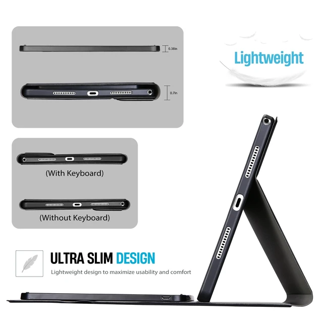 Alt view image 5 of 6 - ProCase Keyboard Case for Lenovo Tab M11 / K11 LTE 11" (2024 Release), Black