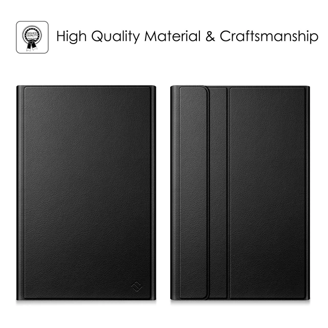 Alt view image 3 of 7 - FINTIE Keyboard Case for Galaxy Tab A 10.1 2019 SM-T510/T515/T517, Black | Slim Shell, Lightweight Stand Cover, Detachable Wireless Bluetooth Keyboard