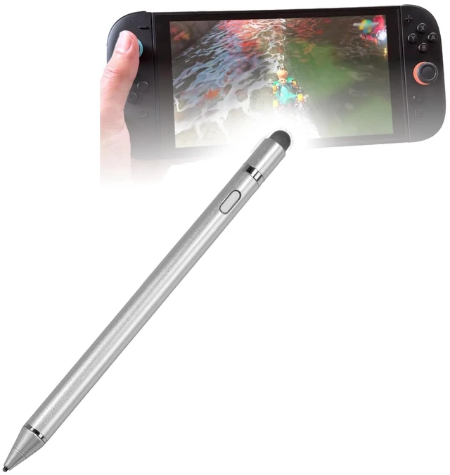 Main image of BoxWave Stylus Pen Compatible with Nintendo Switch 2 - AccuPoint Active Stylus, Electronic Stylus with Ultra Fine Tip - Metallic Silver