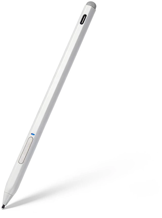 Main image of Surface Pro Pen with Eraser, 4096 Pressure, Palm Rejection, USB-C Charging | Magnetic Stylus for Microsoft Surface Pro 12-inch/11/10/X/9/8/Book 3/Studio 2/Go 4, ASUS, DELL, HP, Kobo Libra Colour White