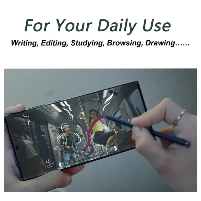 Alt view image 4 of 5 - S22 Ultra S Pen for Samsung Galaxy S22 Ultra Stylus Pen,withBluetooth,White | S22 Ultra Pen Replacement, Compatible With Galaxy S22 Ultra Stylus, for Creating, Drawing Editing, Writing, Smooth Control