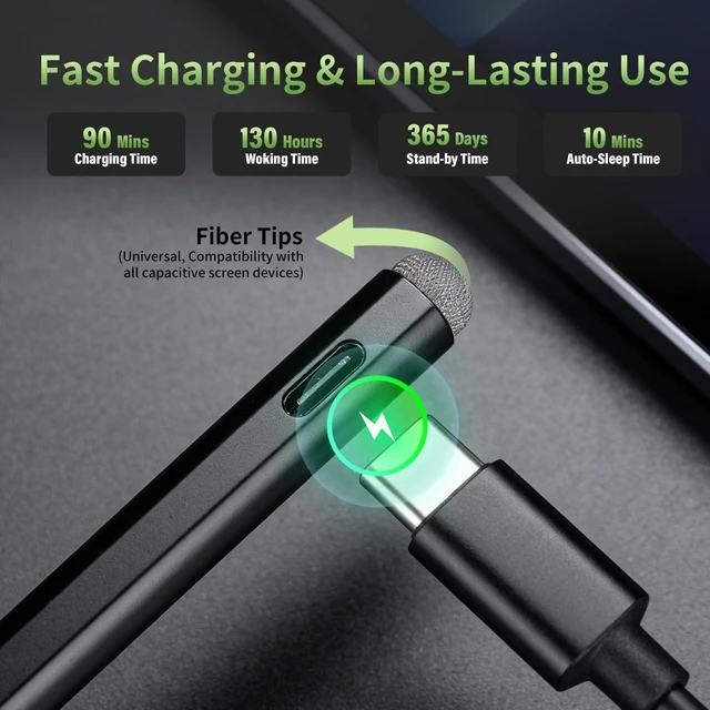 Alt view image 5 of 6 - Rsepvwy Stylus Pen for HP Omnibook X Flip | Stylus Pen for HP Omnibook X Flip, MPP 2.0 Tilt Pen with Pressure Sensitivity and Palm Rejection, Rechargeable