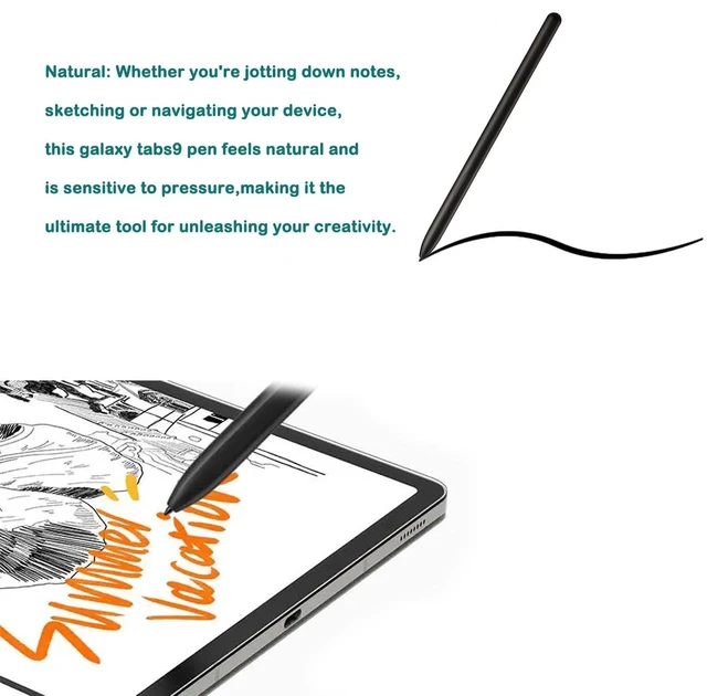Alt view image 5 of 7 - Tab S9 Stylus Pen with Bluetooth for Samsung Galaxy Tab S9 Relacement Pen for Samsung,TabS9 Plus,Tab S9 Ultra S Pen,Tab S9+,Tab S9 Ultra,Tab S9 S Pen(Black)