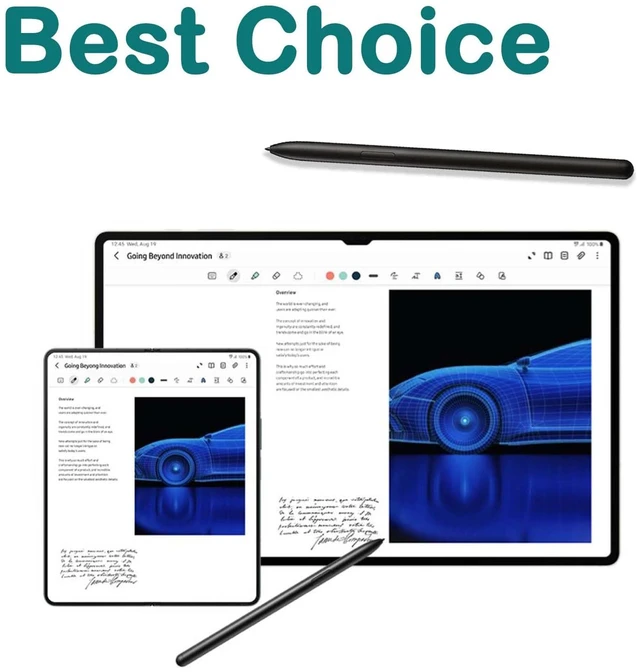 Alt view image 7 of 7 - Tab S9 Stylus Pen with Bluetooth for Samsung Galaxy Tab S9 Relacement Pen for Samsung,TabS9 Plus,Tab S9 Ultra S Pen,Tab S9+,Tab S9 Ultra,Tab S9 S Pen(Black)