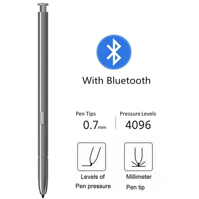 Alt view image 3 of 6 - Note 20 S Pen Replacement for Samsung Galaxy Note 20 Note 20 Ultra 5G Stylus Touch S Pen with Tips/Nibs (Gray)