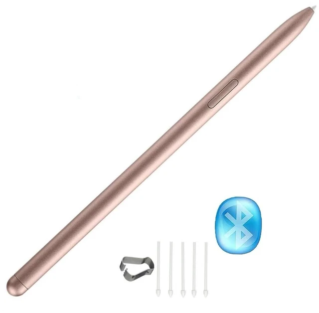 Main image of for Samsung Galaxy Tab S7 S7+SM-T970 T870 Stylus s Pen Replacement Stylus Suitable for Galaxy Tab S8 S8+S8 Ultra SM-X700X800 X900, Supports Bluetooth 5 Pen Tips and Clips (Golg)